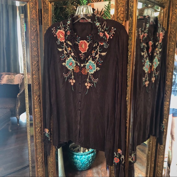 Johnny Was Button Down - Picture 1 of 8